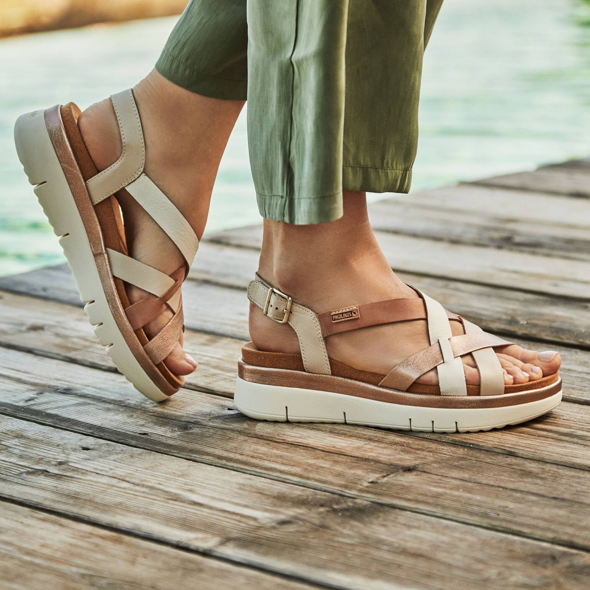 Shoe Fancy Shop -Shoe Fancy Shop 90 W4N 0650C1 807 Pikolinos PALMA MARFIL full